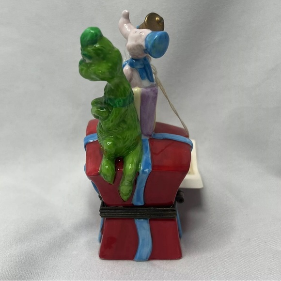 Grinch Dr. Seuss Midwest of Cannon Falls 4” Trinket Box Wubbulous World Vintage - Picture 5 of 11